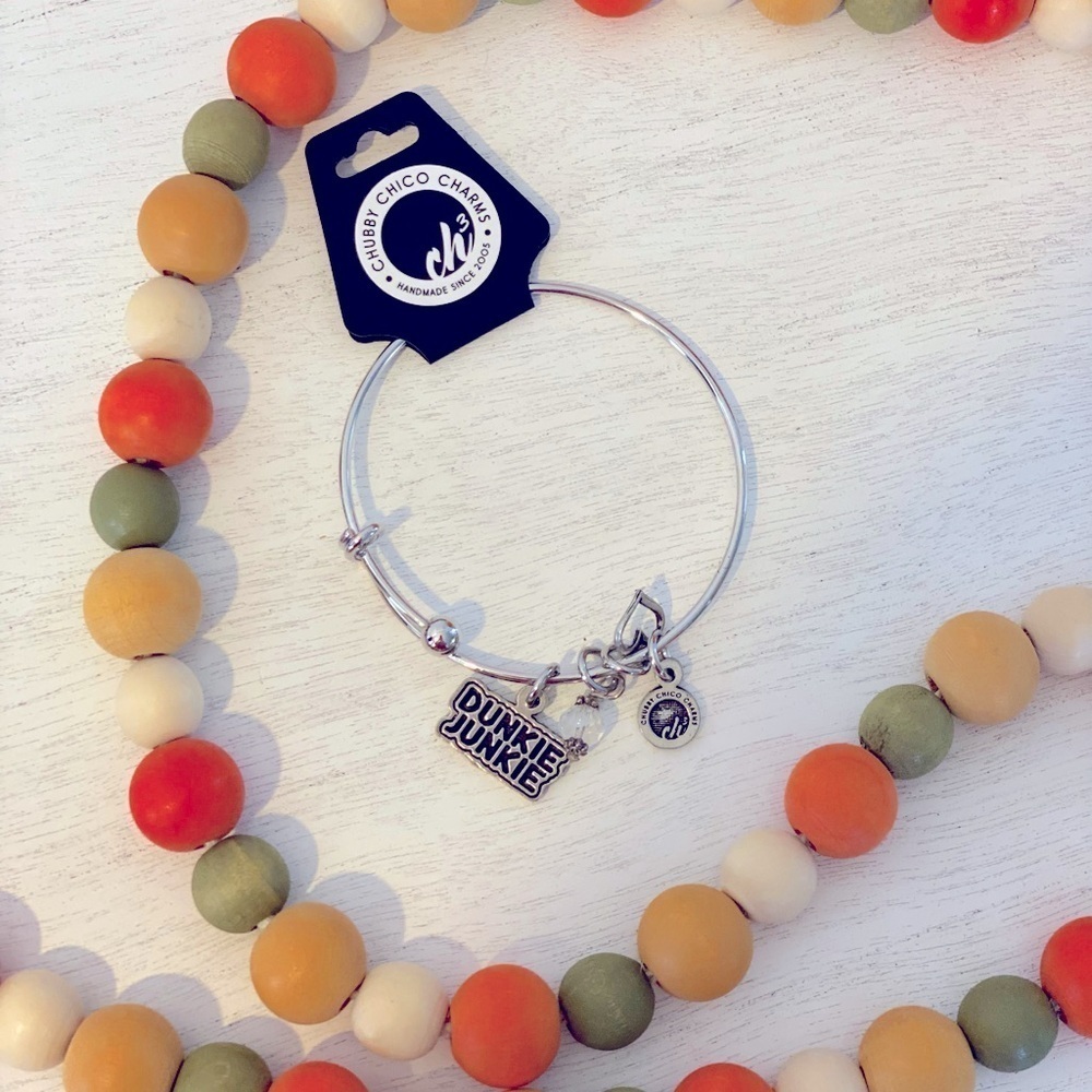 #Dunkie Junkie Coffee Lover 🤎 Bangle Bracelet~ NWT